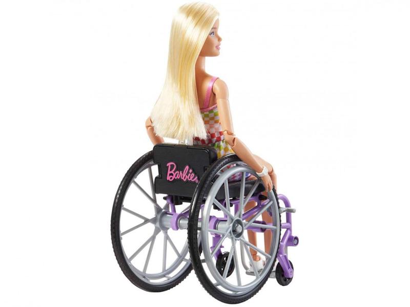 Imagem de Boneca Barbie Fashionista com Cadeira de Rodas - com Acessórios Mattel