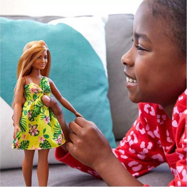 Imagem de Boneca Barbie Fashionistas - 126 Vestido Selva - MATTEL