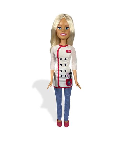 Imagem de Boneca barbie gigante 70cm profissões large doll pupee