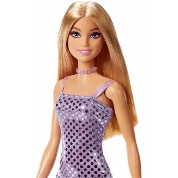 Imagem de Boneca Barbie Glitz Loira Vestido Lilás Mattel