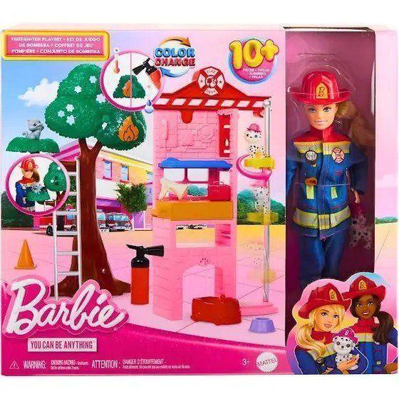 Imagem de Boneca Barbie I Can Be Bombeira HRG55 Mattel Única