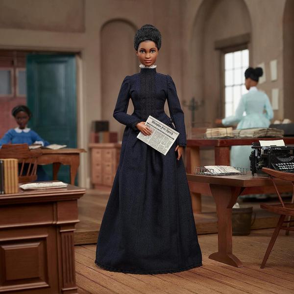 Imagem de Boneca Barbie Ida B Wells Jornalista Ativista pela Igualdade