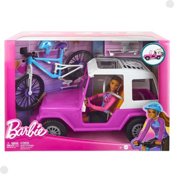 Imagem de Boneca Barbie lições Montar a cavalo Estate Bicicleta de Montanha - Mattel