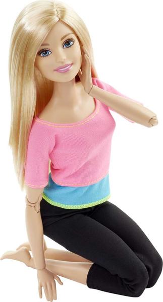 Imagem de Boneca Barbie Made to Move, posável, com blusa rosa bloqueada