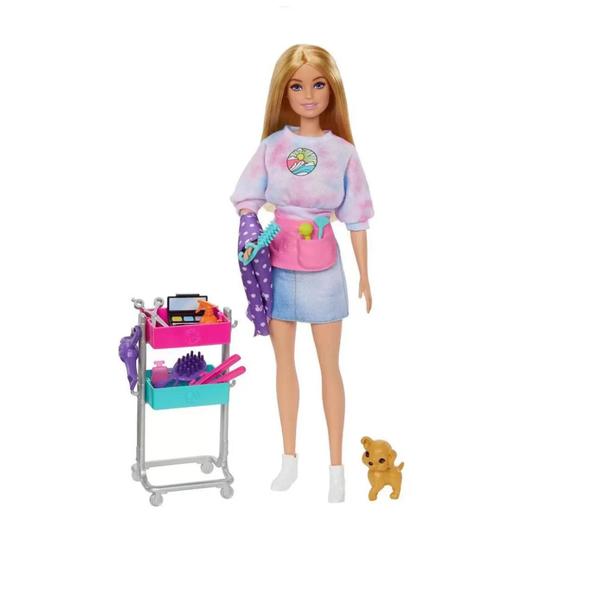 Imagem de Boneca Barbie Malibu Estilista Cabelo e Maquiagem -  Mattel 194735143429