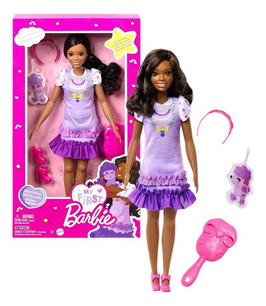 Imagem de Boneca Barbie Minha Primeira Barbie Acessórios HLL20 Mattel