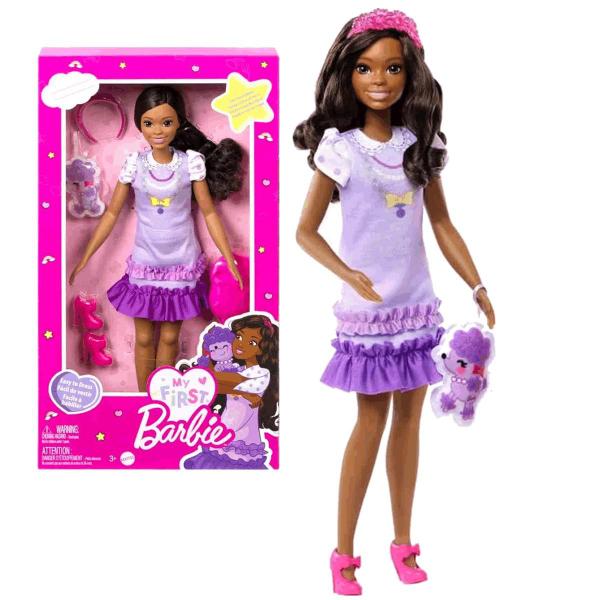 Imagem de Boneca Barbie Minha Primeira Barbie Negra com Cachorrinho