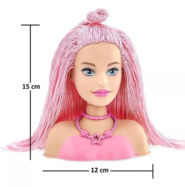 Imagem de Boneca Barbie - Mini Styling Head - Special Hair - C/Acessórios