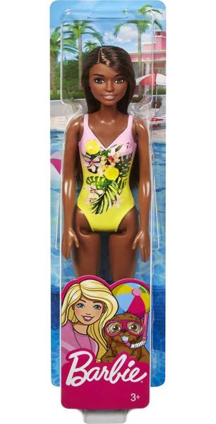 Imagem de Boneca Barbie, Morena, Com Roupão, para Crianças de 3 a 7 Anos