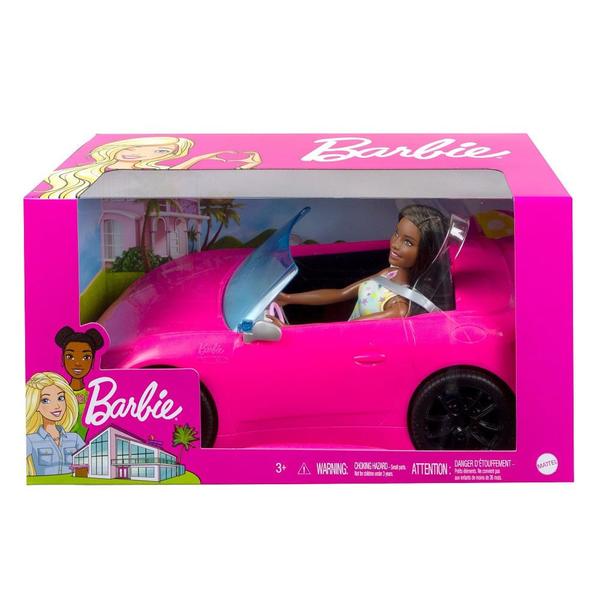 Imagem de Boneca - Barbie Negra com Veiculo Conversivel - HBY30 - MATTEL