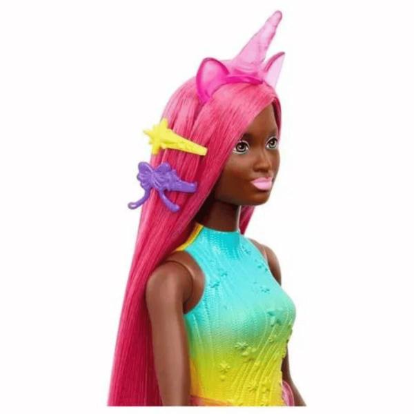 Imagem de Boneca Barbie Negra Unicórnio C/Acessórios 30Cm 3+ Mattel