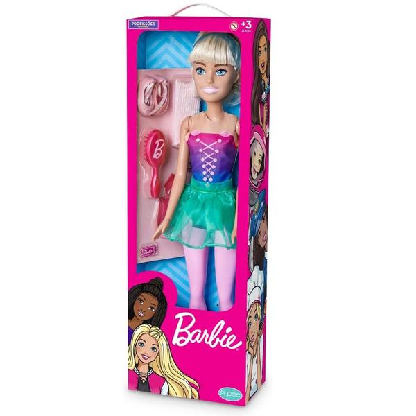 Imagem de Boneca Barbie Original Bailarina Gigante com 5 Acessórios