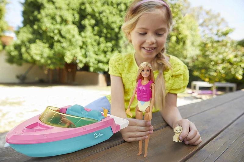 Imagem de Boneca Barbie Passeio De Barco Com o Pet - Mattel GRG30