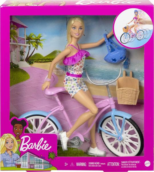 Imagem de Boneca Barbie Passeio de Bicicleta Mattel HBY28