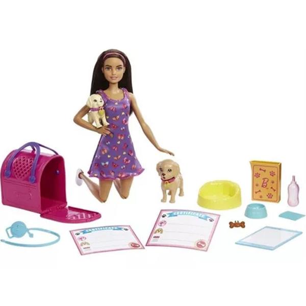 Imagem de Boneca Barbie Pets Adota Cachorrinho de Estimação Dog Mattel - HKD86