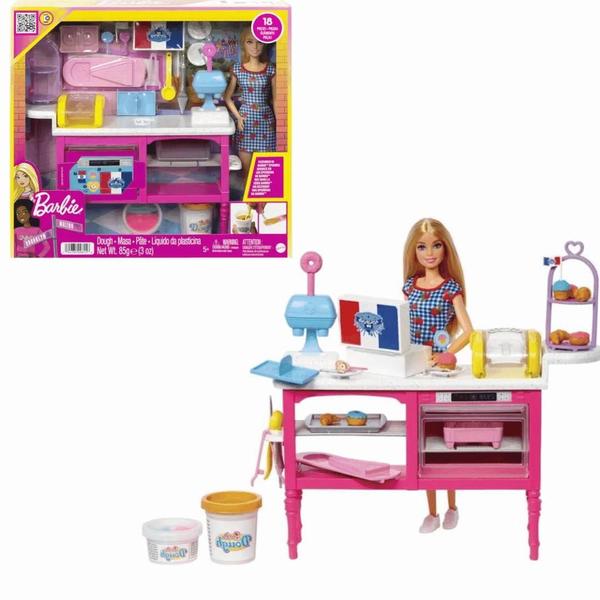 Imagem de Boneca Barbie Playset Confeitaria Massinha 5+ Hjy19Mattel