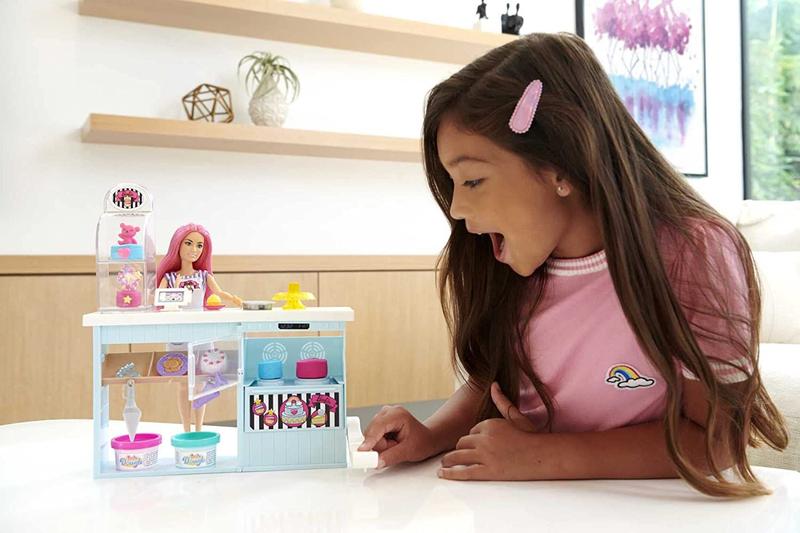 Imagem de Boneca Barbie Playset de Confeitaria para decorar Mattel HGB73