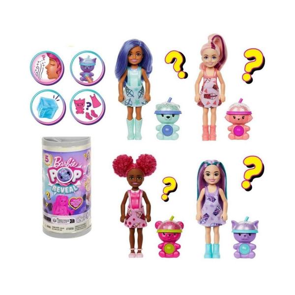 Imagem de Boneca Barbie Pop Reveal Surprise Chelsea Série Bubble Tea - Mattel