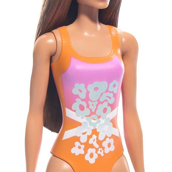Boneca Barbie Praia com Maiô Rosa DWJ99 HXX50 - Mattel Imagem de Boneca Barbie Praia com Maiô Rosa DWJ99 HXX50 - Mattel