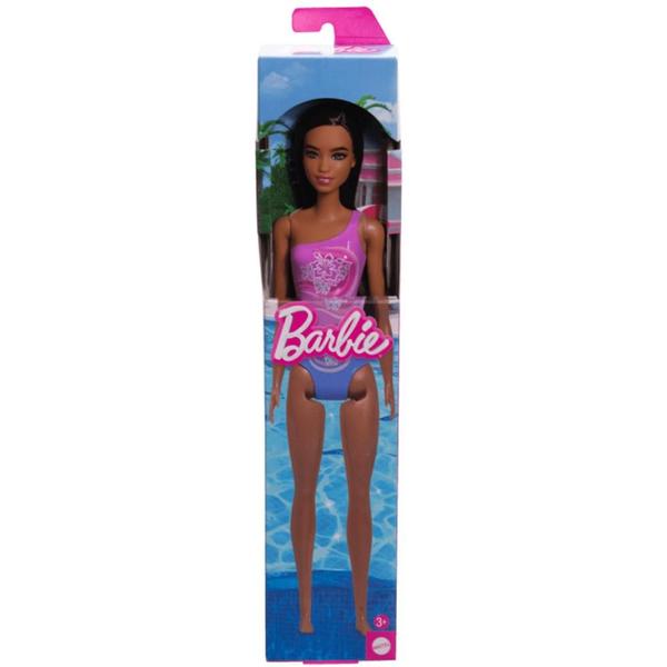 Imagem de Boneca Barbie Praia Maiô Roxo Mattel