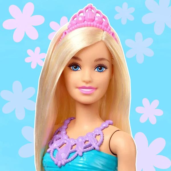 Imagem de Boneca Barbie Princesa Dreamtopia Saia Rosa Mattel