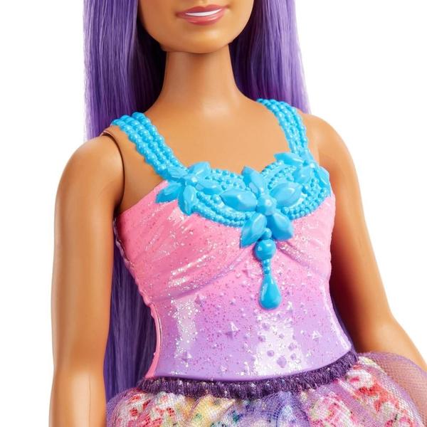 Imagem de Boneca Barbie Princesas Cabelo Roxo - Mattel