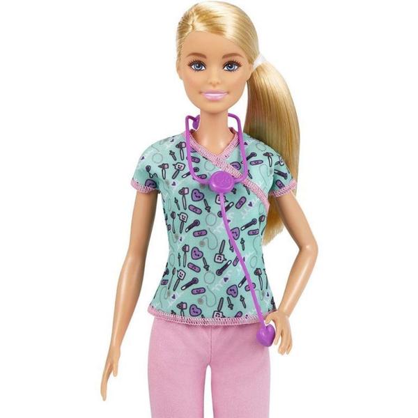 Imagem de Boneca Barbie Profissoes Enfermeira DVF50/GTW39