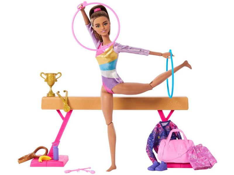 Imagem de Boneca Barbie Profissões Ginasta com Acessórios - Mattel