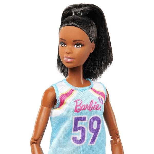 Imagem de Boneca Barbie Profissões Jogadora de Basquete Negra Mattel