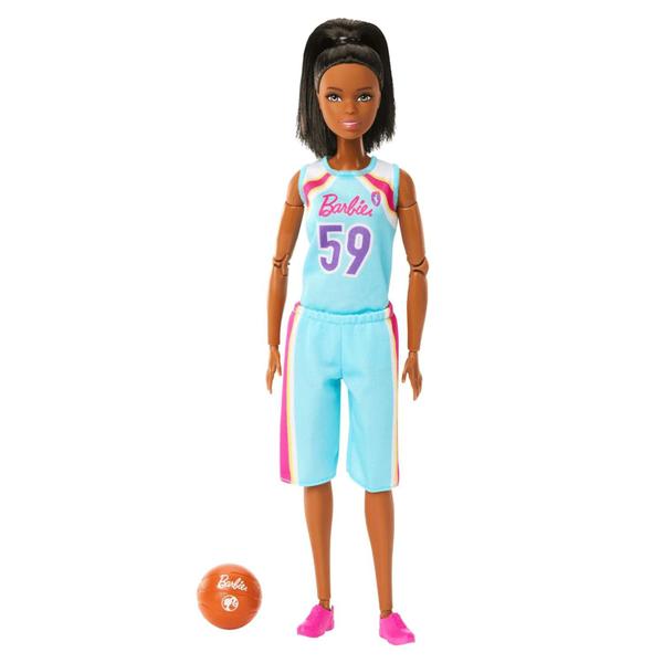 Boneca Barbie Profissões Jogadora de Basquete Negra Mattel Imagem de Boneca Barbie Profissões Jogadora de Basquete Negra Mattel