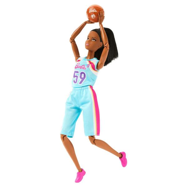 Boneca Barbie Profissões Jogadora de Basquete Negra Mattel Imagem de Boneca Barbie Profissões Jogadora de Basquete Negra Mattel