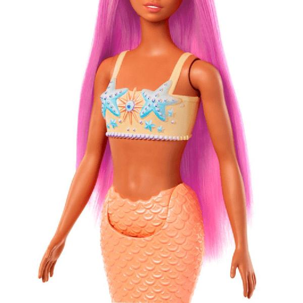 Imagem de Boneca Barbie Sereia Cauda Laranja HRR02 HRR05 - Mattel