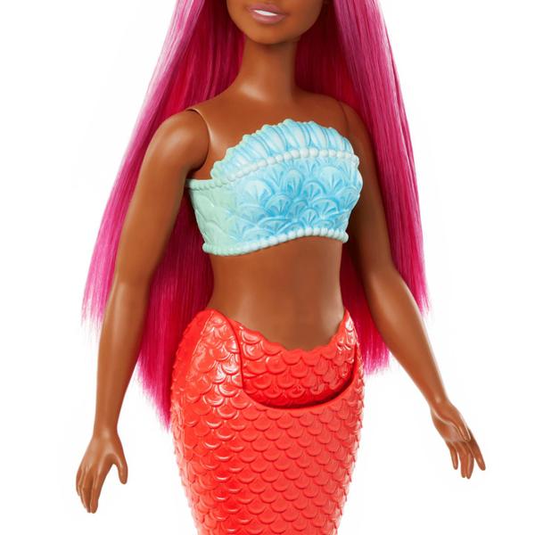 Imagem de Boneca Barbie Sereia Cauda Laranja Mattel