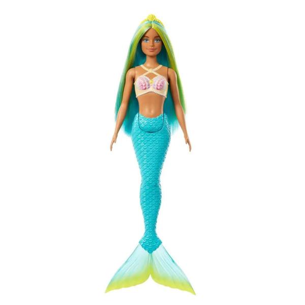 Imagem de Boneca Barbie Sereia Cauda Verde Água Mattel