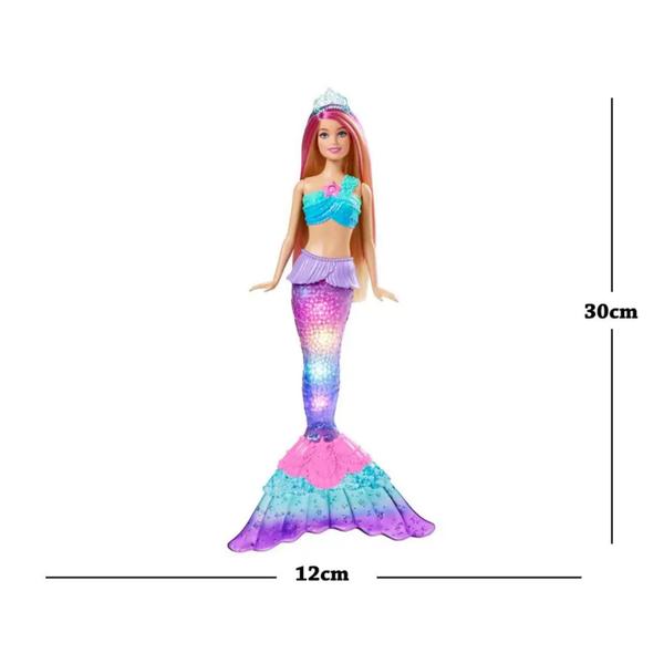 Imagem de Boneca Barbie Sereia Dreamtopia Luzes E Brilhos - 194735024353