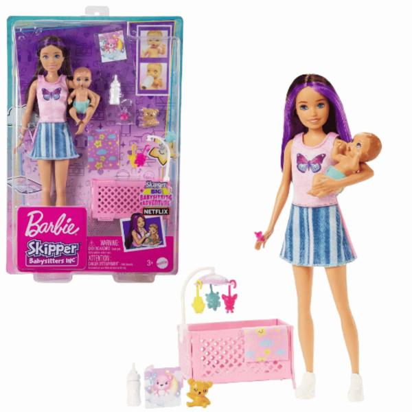 Imagem de Boneca Barbie Skipper Babá Conjunto de Dormir 3+ Mattel