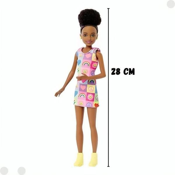 Imagem de Boneca Barbie Skipper Babá Vestido Colorido HTK34 - Mattel
