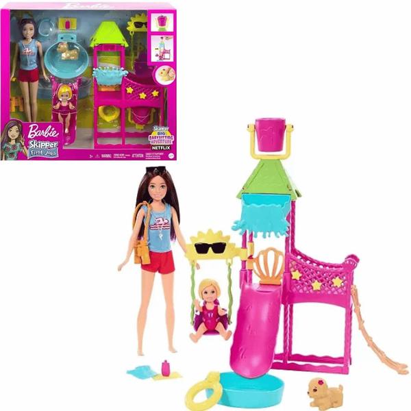 Imagem de Boneca Barbie Skipper Parque Aquático C/Boneca 3+HKD80Mattel