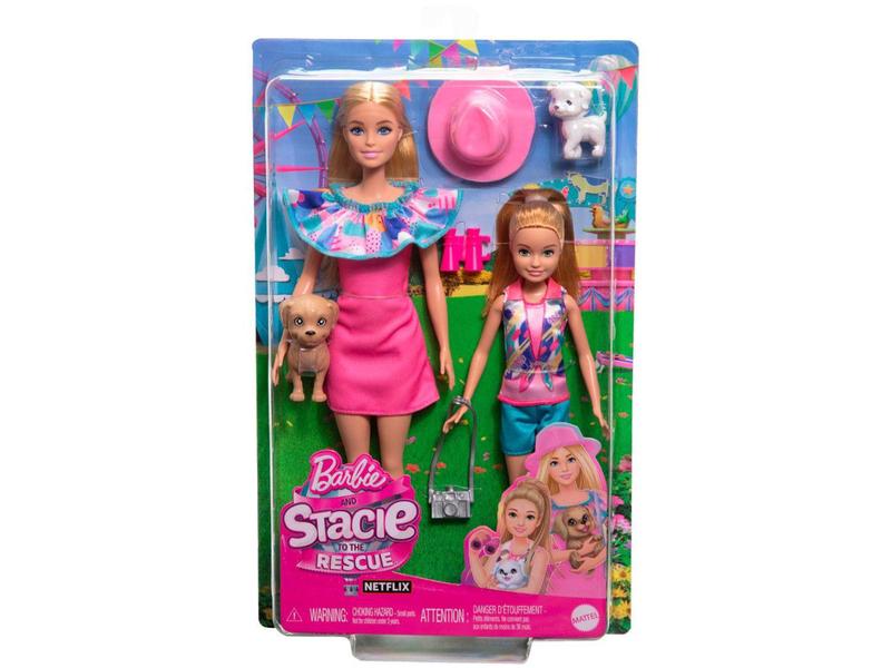 Imagem de Boneca Barbie Stacie ao Resgate Aventura de Irmãs - com Acessórios Mattel