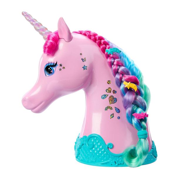 Imagem de Boneca Barbie Styling Head Unicorn com acessórios e adesivos