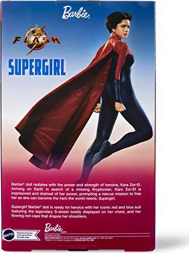 Imagem de Boneca Barbie Supergirl, Colecionável Flash, Superpoderes