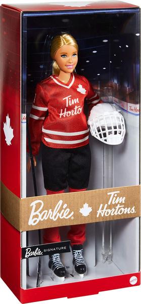 Imagem de Boneca Barbie Tim Hortons (12'' Curvy) Hockey Uniform, Certificado, 6+, Vermelha