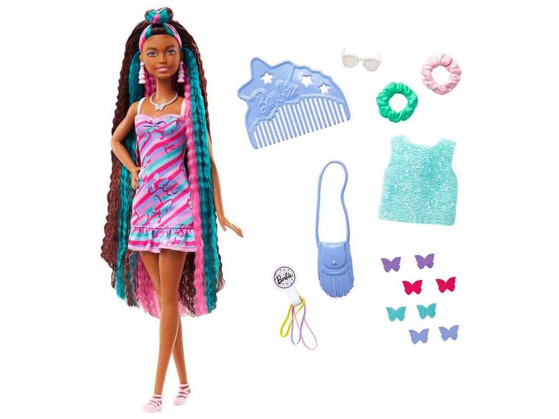 Imagem de Boneca Barbie Totally Hair Boneca Cabelo Colorido