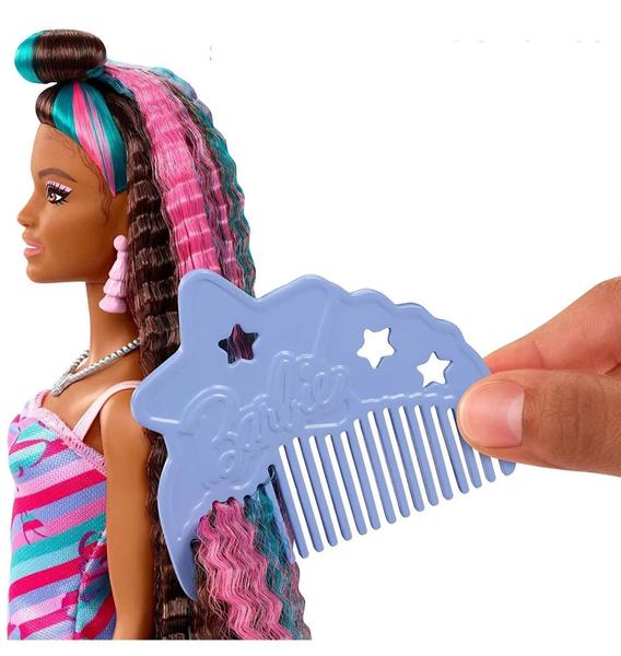 Imagem de Boneca Barbie Totally Hair Negra Borboleta - MATTEL