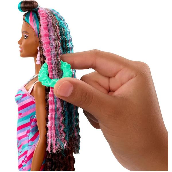 Imagem de Boneca Barbie Totally Hair Negra Borboleta - MATTEL