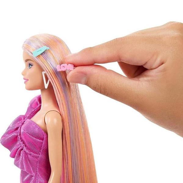 Imagem de Boneca Barbie Totally Hair Neon Com 2 Looks - Mattel