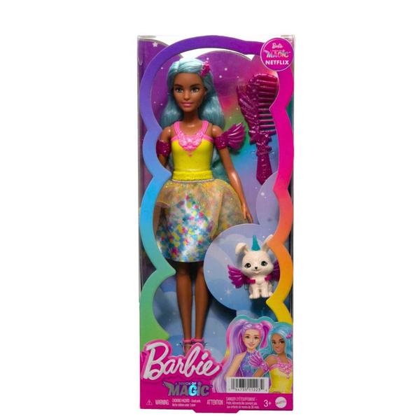 Imagem de Boneca Barbie Um Toque De Mágica Com Acessórios HLC34 Mattel