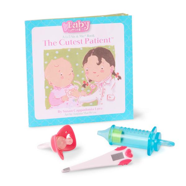 Imagem de Boneca Battat Baby Sweetheart Medical Time 30 cm com livro