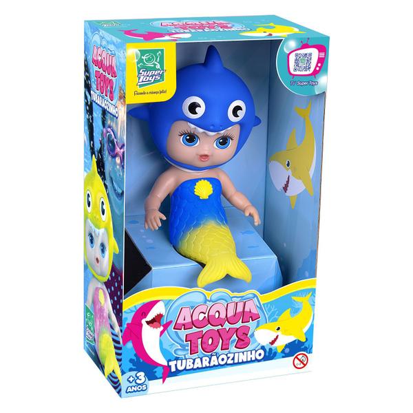 Imagem de Boneca Bebê Acqua Toys Tubarãozinho 477 - Super Toys