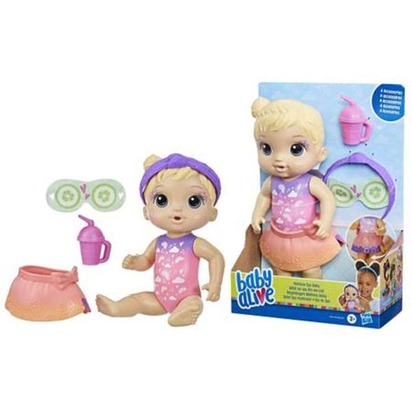 Imagem de Boneca Bebê - Baby Alive - Dia no Spa - Cabelo Loiro - 25 cm - Hasbro